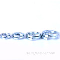 Blue Zinc GB93 Single Coil Spring Lock Washers